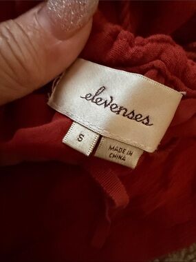 Elevenses size small rust colored harem, pant style beach cover-up